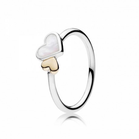 anillo pandora oro y plata anillo pandora oro y plata