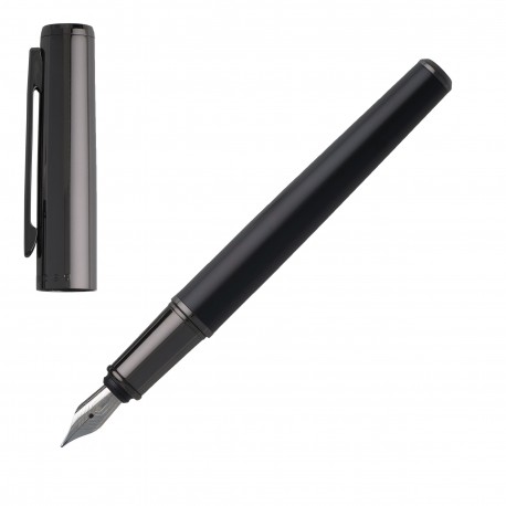 Pluma Hugo Boss Minimal Dark Chrome