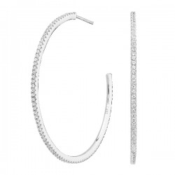 Pendientes Itemporality Hoops plata 925