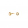 Pendientes Itemporality Basic plata dorada 925