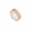 Anillo Itemporality Basic plata 925 tricolor nº 16