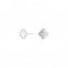 Pendientes Itemporality Cube plata 925