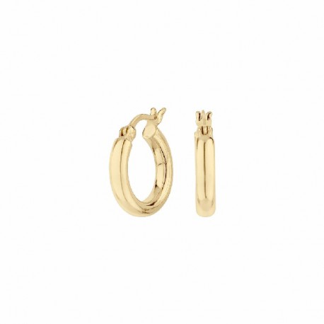 Pendientes Itemporality plata 925 dorada