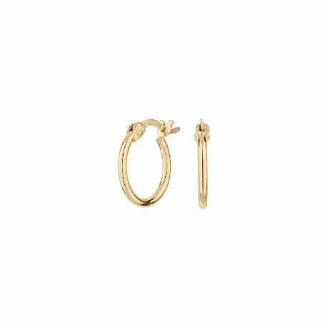 Pendientes Itemporality plata 925 dorada