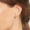 Pendientes LeCarré oro blanco 750 y brillantes
