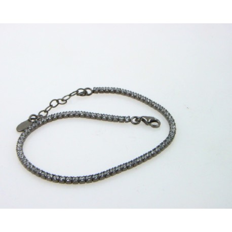 Pulsera Itemporaliti plata 925 bañado con rutenio