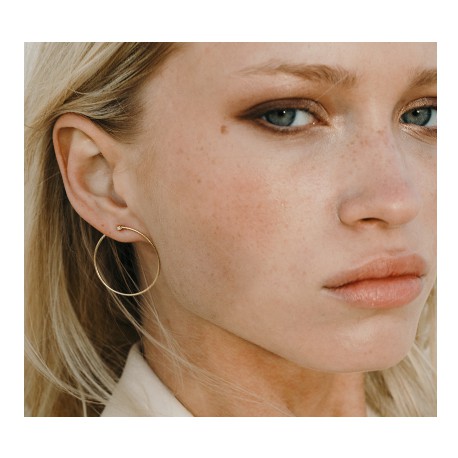 Pendientes Lecarré oro 750 y brillantes