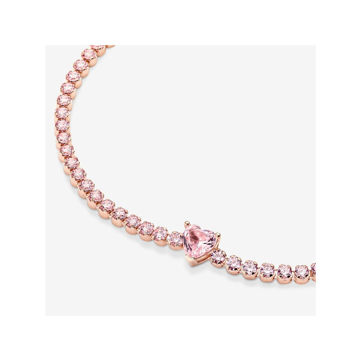 Pulsera Pandora Corazón Brillante 20cm
