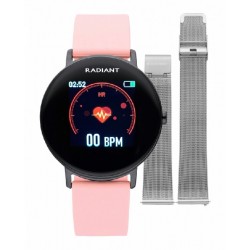 Reloj Radiant Smartwatch Wall Street unisex IP negro - REF. RAS20204