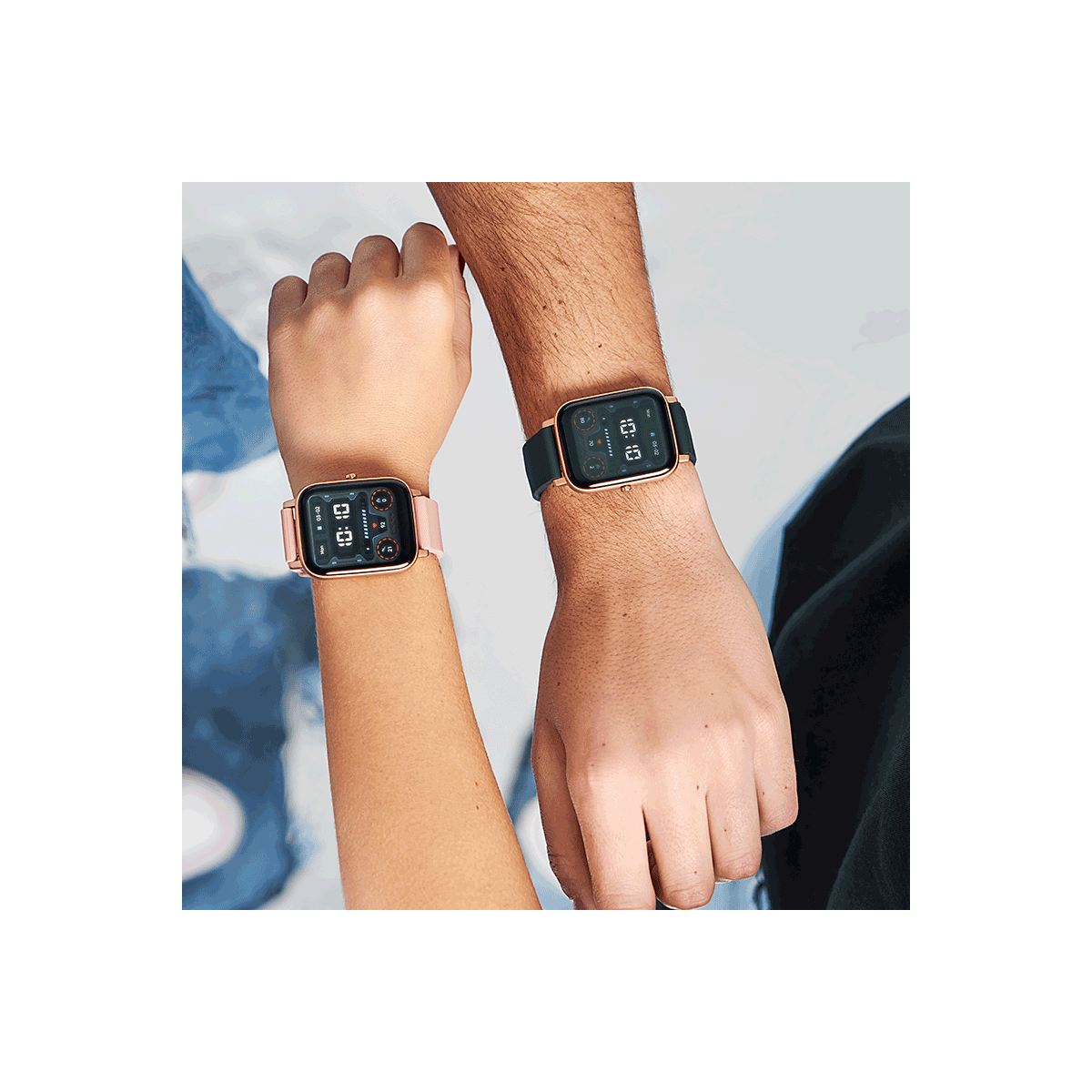 Reloj RADIANT Smartwatch Palm Beach unisex IP dorado