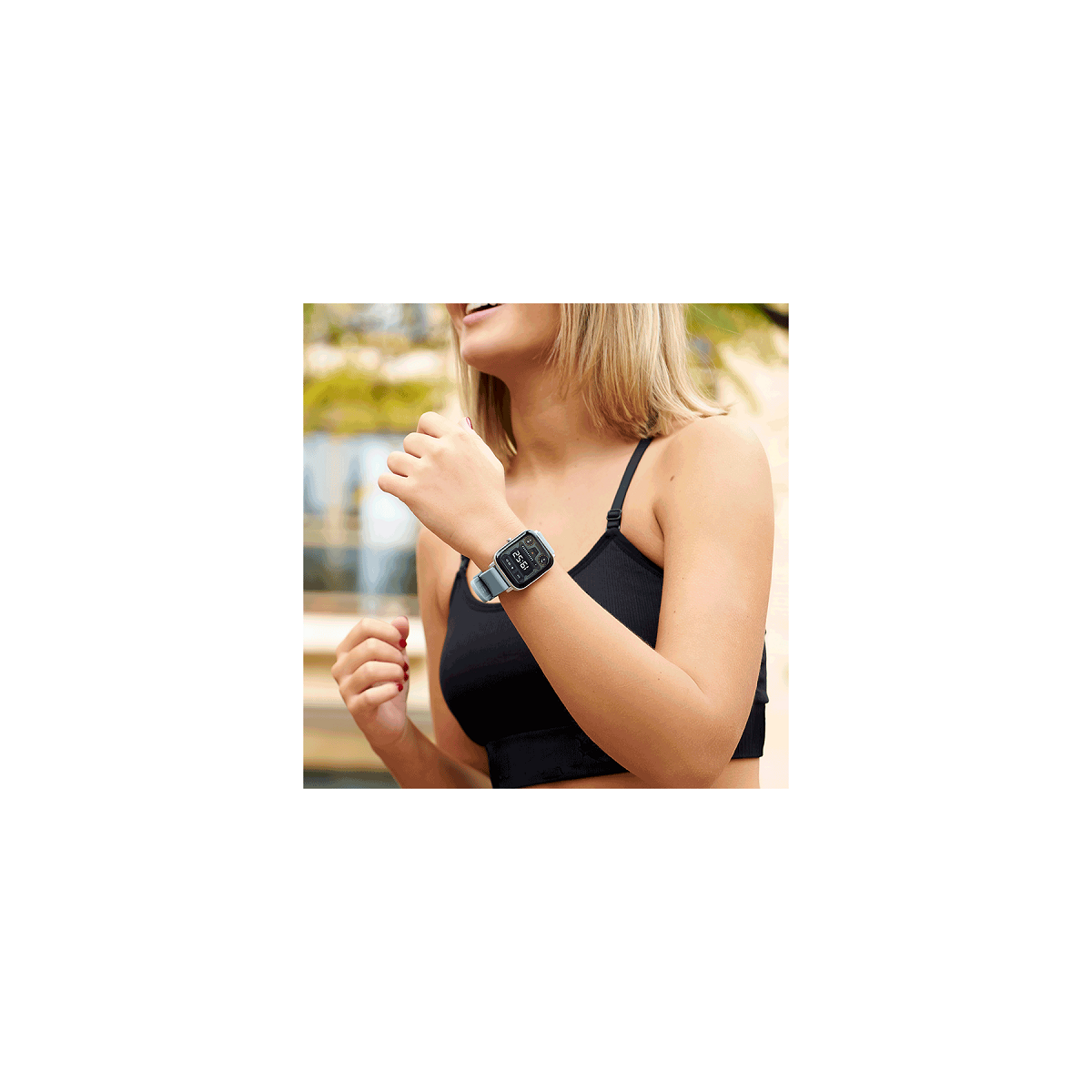Reloj RADIANT Smartwatch Palm Beach unisex IP silver