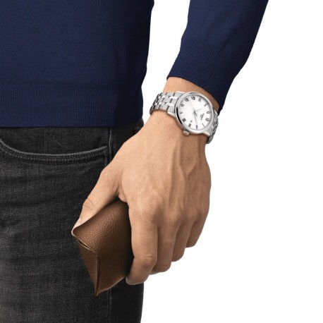 Reloj Tissot Classic Dream para hombre esfera blanca