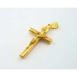 Cruz oro 750 con cristo