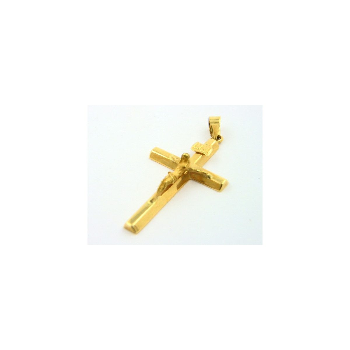 Cruz oro 750 con cristo