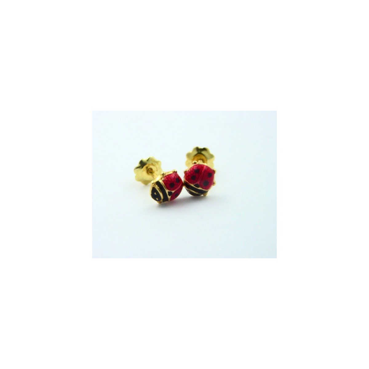 Pendientes oro 18k mariquitas