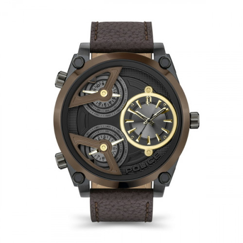 Reloj Police Wing 3H Gun-Brown Dial