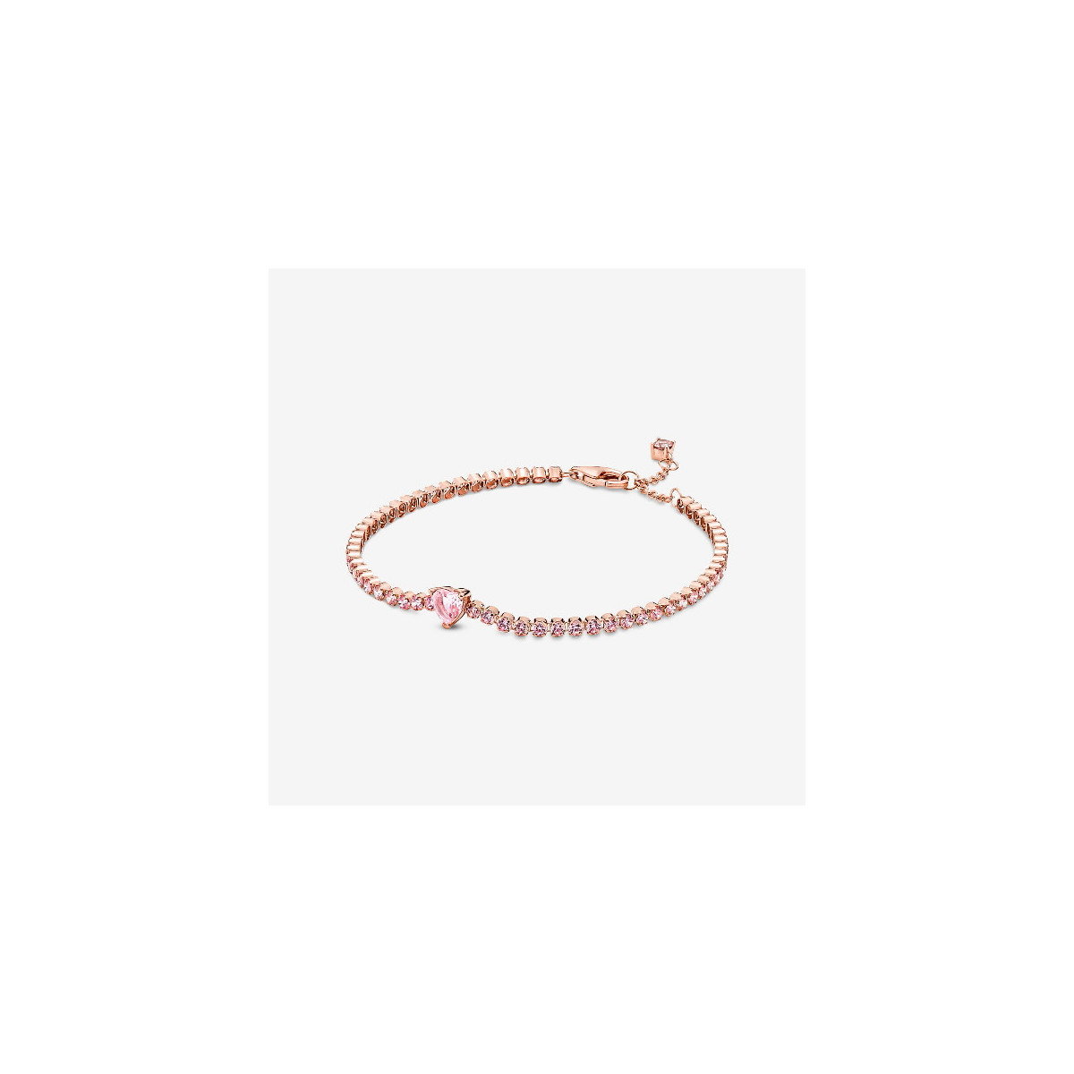 Pulsera Pandora Corazón Brillante 20cm