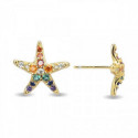 Pendientes Luxenter Kihad plata 925 dorada