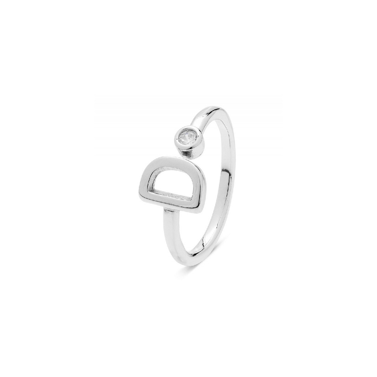 Anillo Luxenter plata 1 ley inicial D