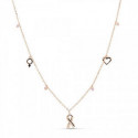 Collar Luxenter plata rosa 925