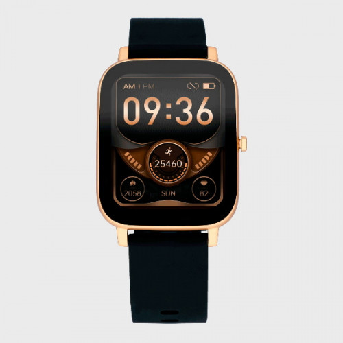 carolino es inutil Moviente Reloj RADIANT Smartwatch Palm Beach unisex IP dorado