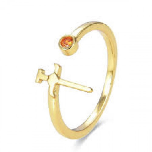 Anillo Luxenter Mosul plata 925 dorada
