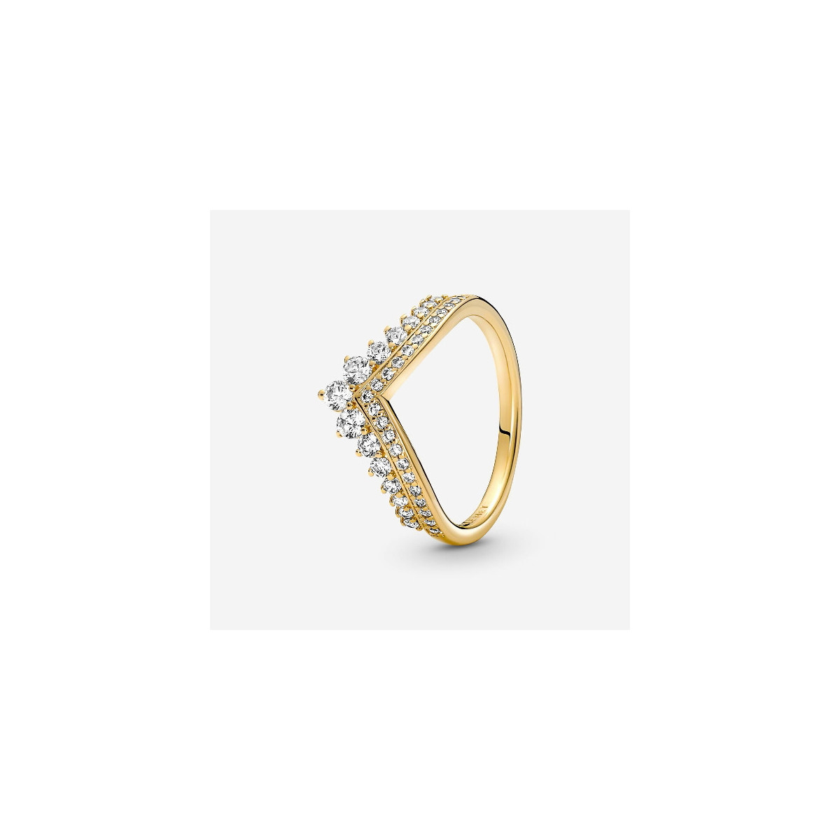 Anillo Pandora plata 925 diorada Tiara Deseo talla 52