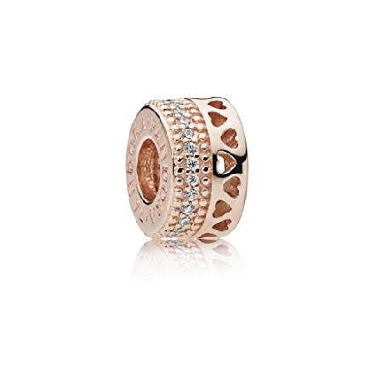 Abalorio clip Pandora Rose