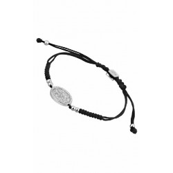 Pulsera Lotus Silver plata 925 macramé