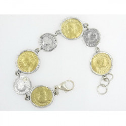 Pulsera La Perionda plata 925 y bronce