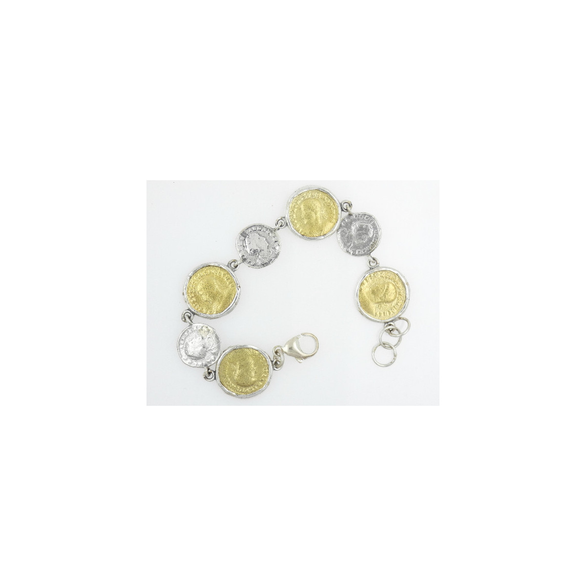 Pulsera La Perionda plata 925 y bronce