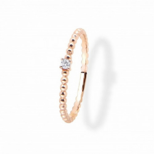 Anillo oro 750 rosa Durán Exquse Aurum talla 13