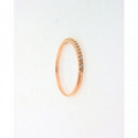 Anillo oro rosa 750 Durán Exquse brillantes talla 13