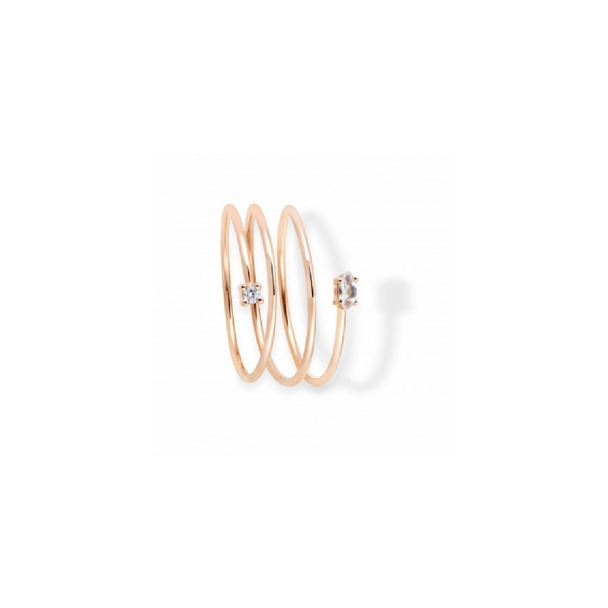 Anillo oro 750 rosa Aurum Durán Exquse talla 13