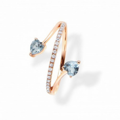 Anillo oro 750 rosa Aurum Durán Exquse talla 13