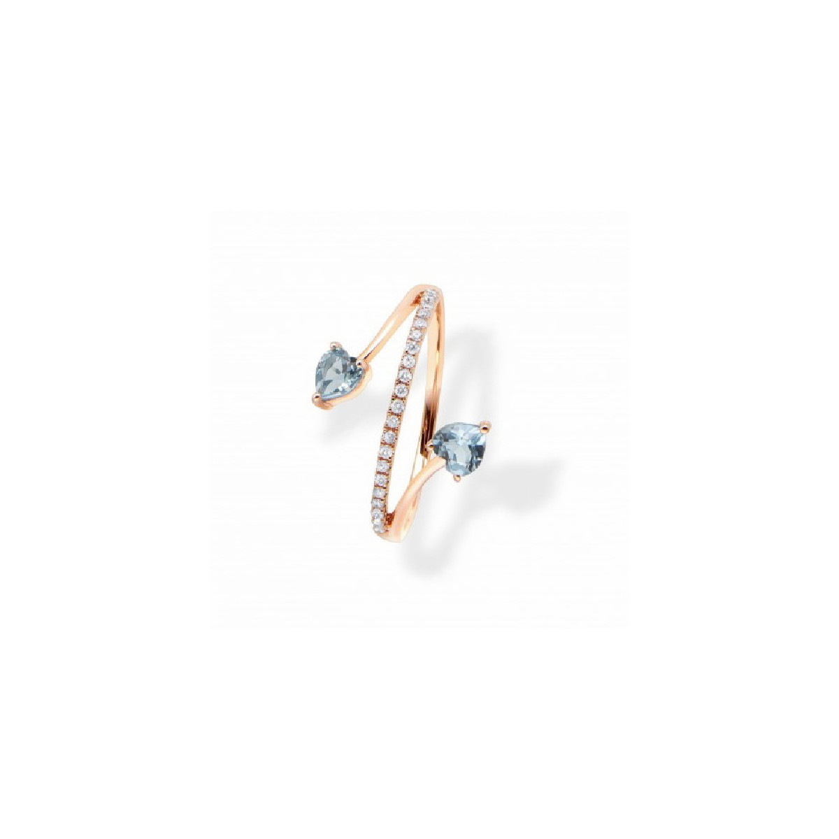 Anillo oro 750 rosa Aurum Durán Exquse talla 13