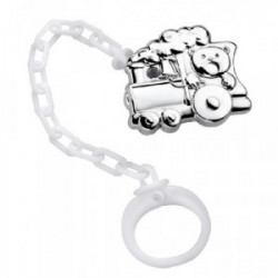 Pinza de chupete Pedro Durán de plata 925