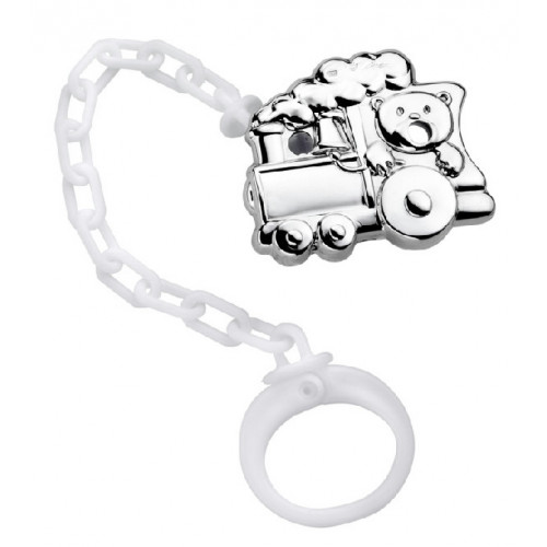 Pinza de chupete Pedro Durán de plata 925