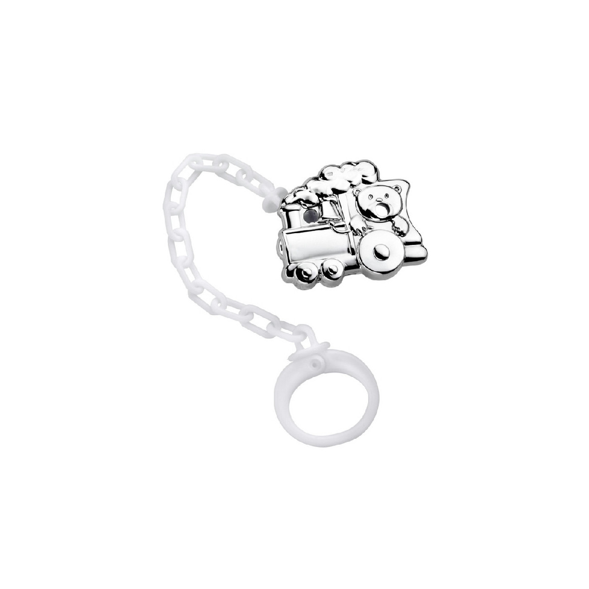 Pinza de chupete Pedro Durán de plata 925