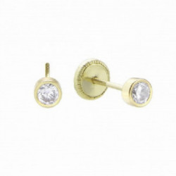 Pendientes Duran Exquse oro 750 y circonita