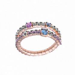Anillo Salvatore plata rosa 925 talla 16