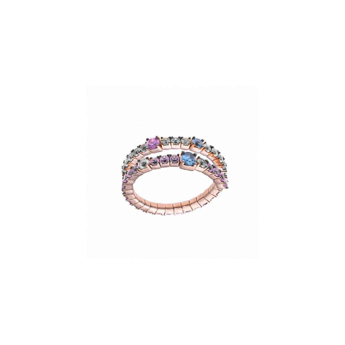 Anillo Salvatore plata rosa 925 talla 16