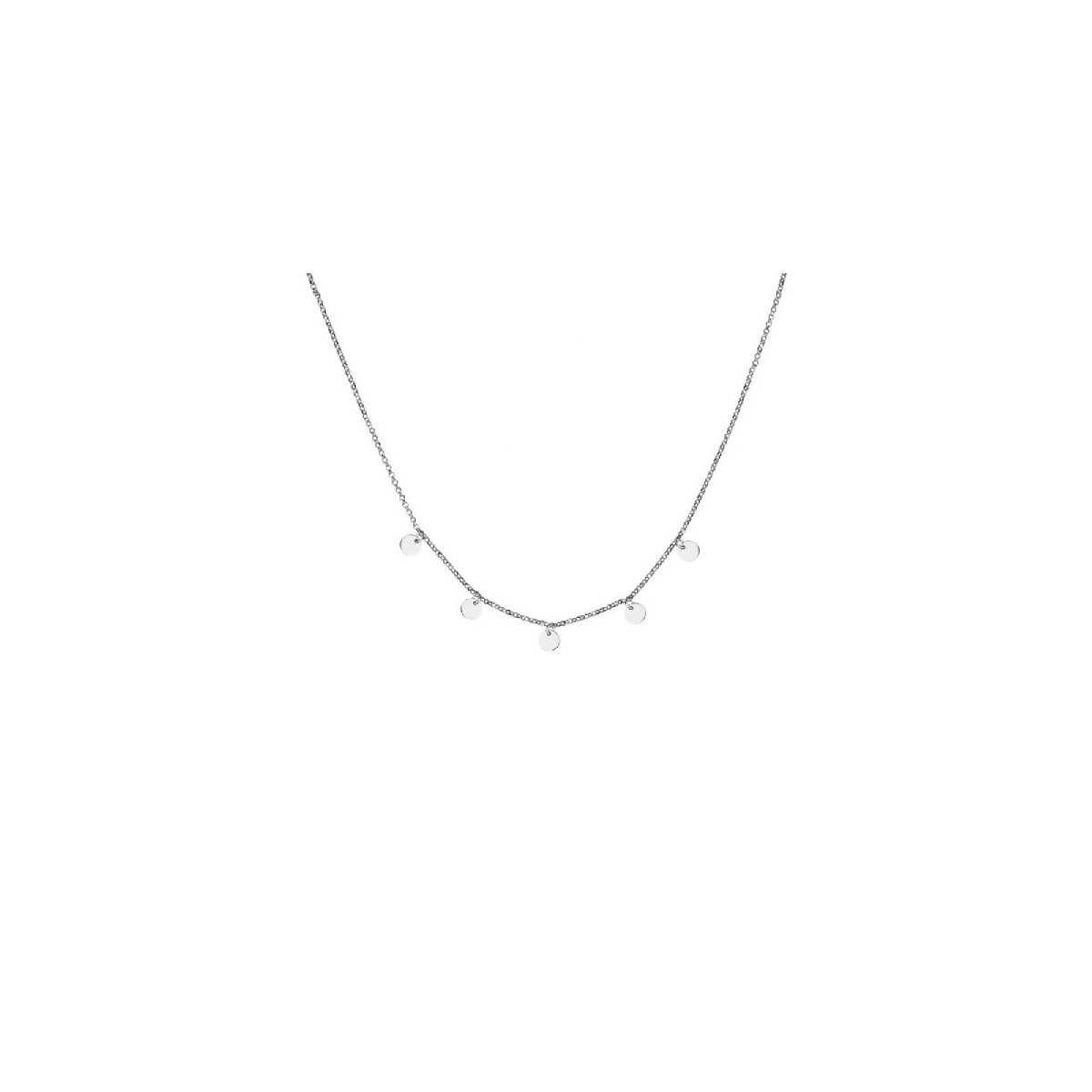 Gargantilla Te Adora plata 925