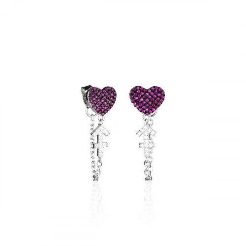 Pendientes plata 925 Te Adoro