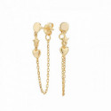 Pendientes Itemporality plata 925 dorada