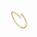 Anillo Itemporality plata 925 dorada talla 12