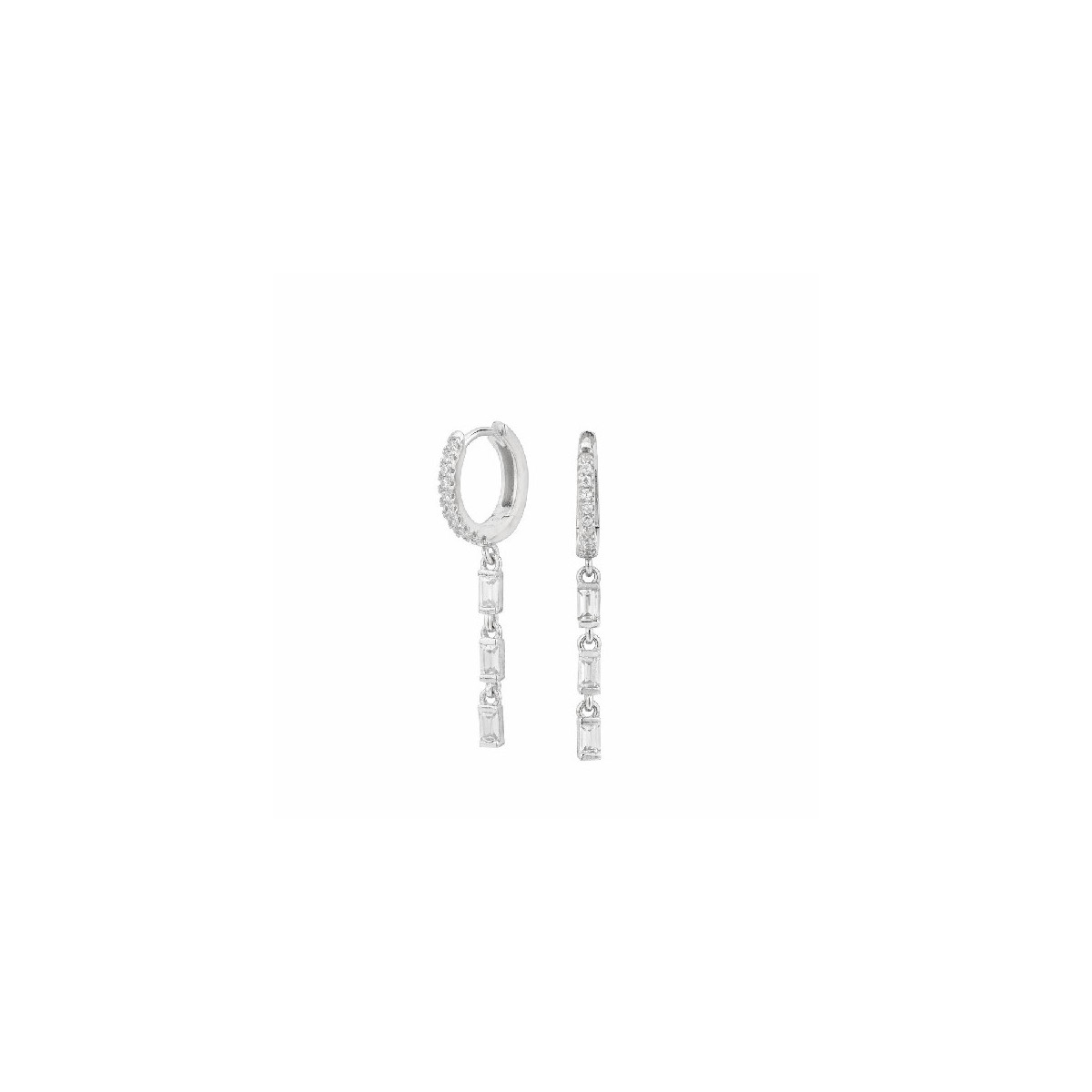 Pendientes Itemporality plata 925