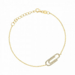 Pulsera Itemporality plata 925 dorada