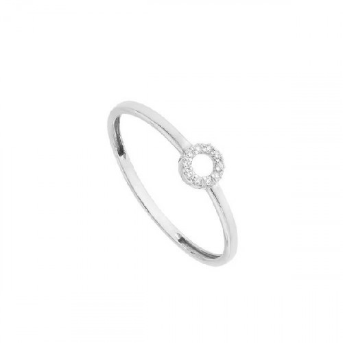 Anillo Itemporality colección Lux oro 750 blanco talla 14