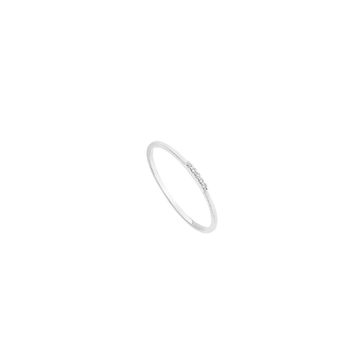 Anillo Itemporality colección Lux oro 750 blanco talla 14